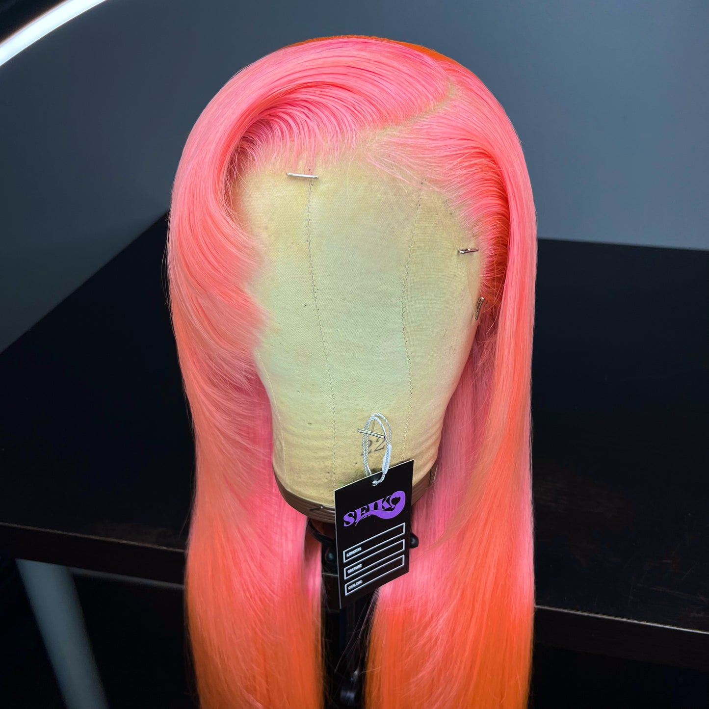 PINK LACE FRONTAL WIG