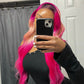 PINK & BLONDE OMBRÉ LACE FRONT WIG