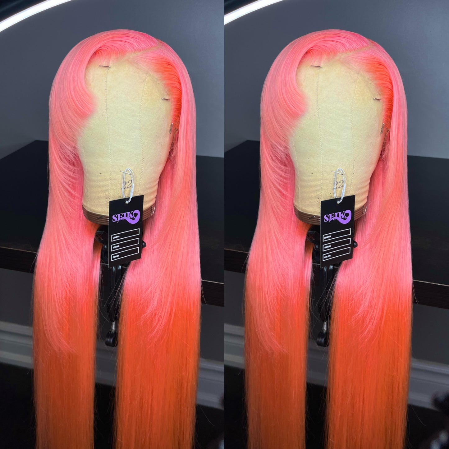 PINK LACE FRONTAL WIG