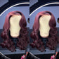 DEEP CHERRY 99J GLUELESS WIG