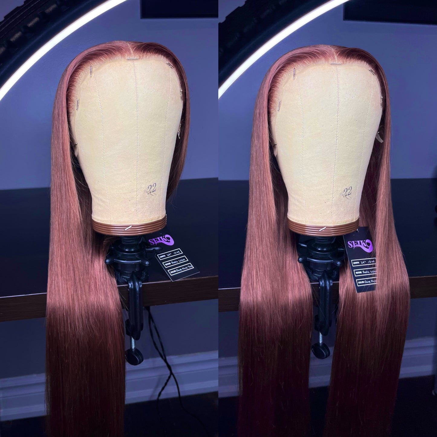 LIGHT PINK LACE FRONT WIG