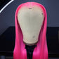 PINK LACE FRONT WIG