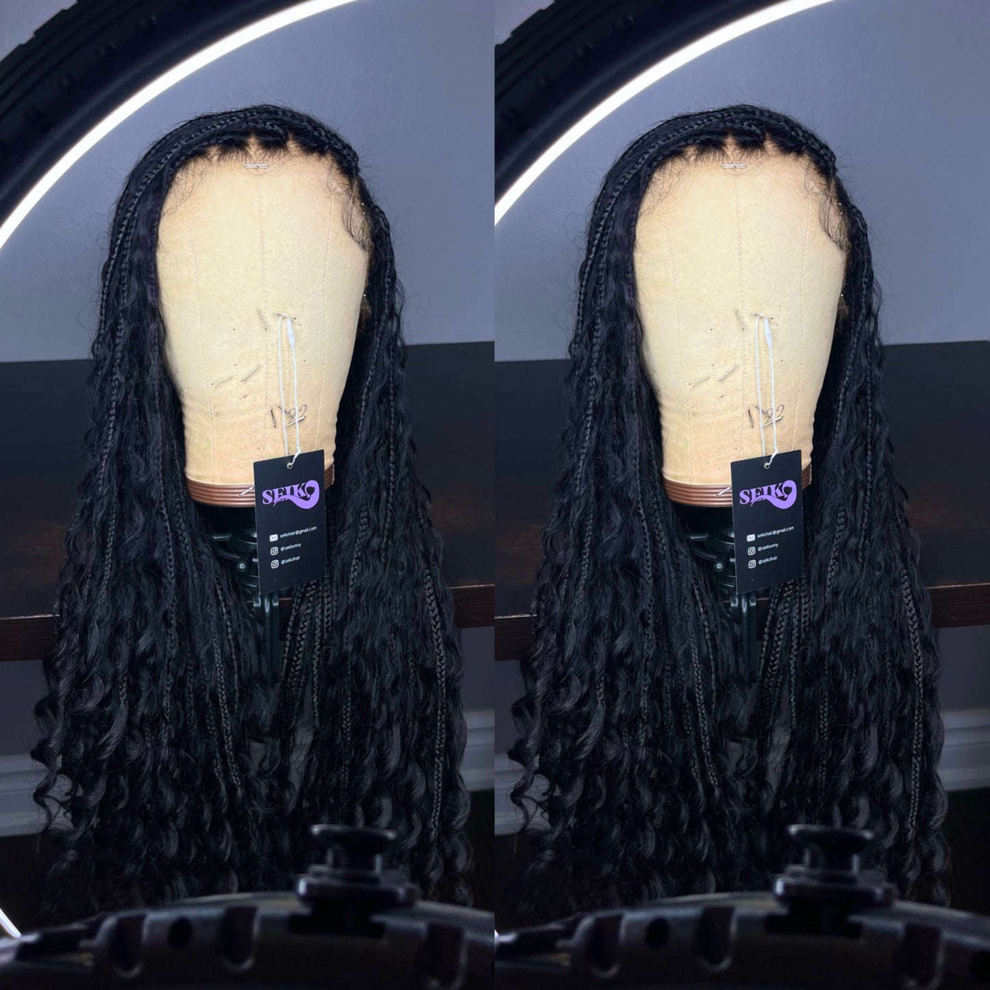 KNOTLESS BOHO BRAIDED GLUELESS WIG