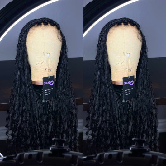 KNOTLESS BOHO BRAIDED GLUELESS WIG