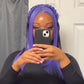 BLUNT PURPLE LACE FRONT WIG