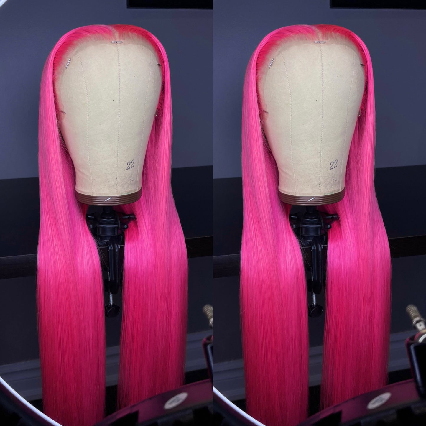 PINK LACE FRONT WIG