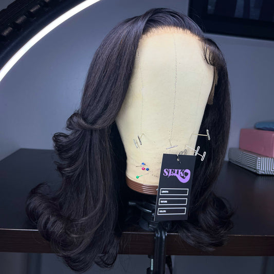 BLACK BOB HD LACE FRONTAL WIG