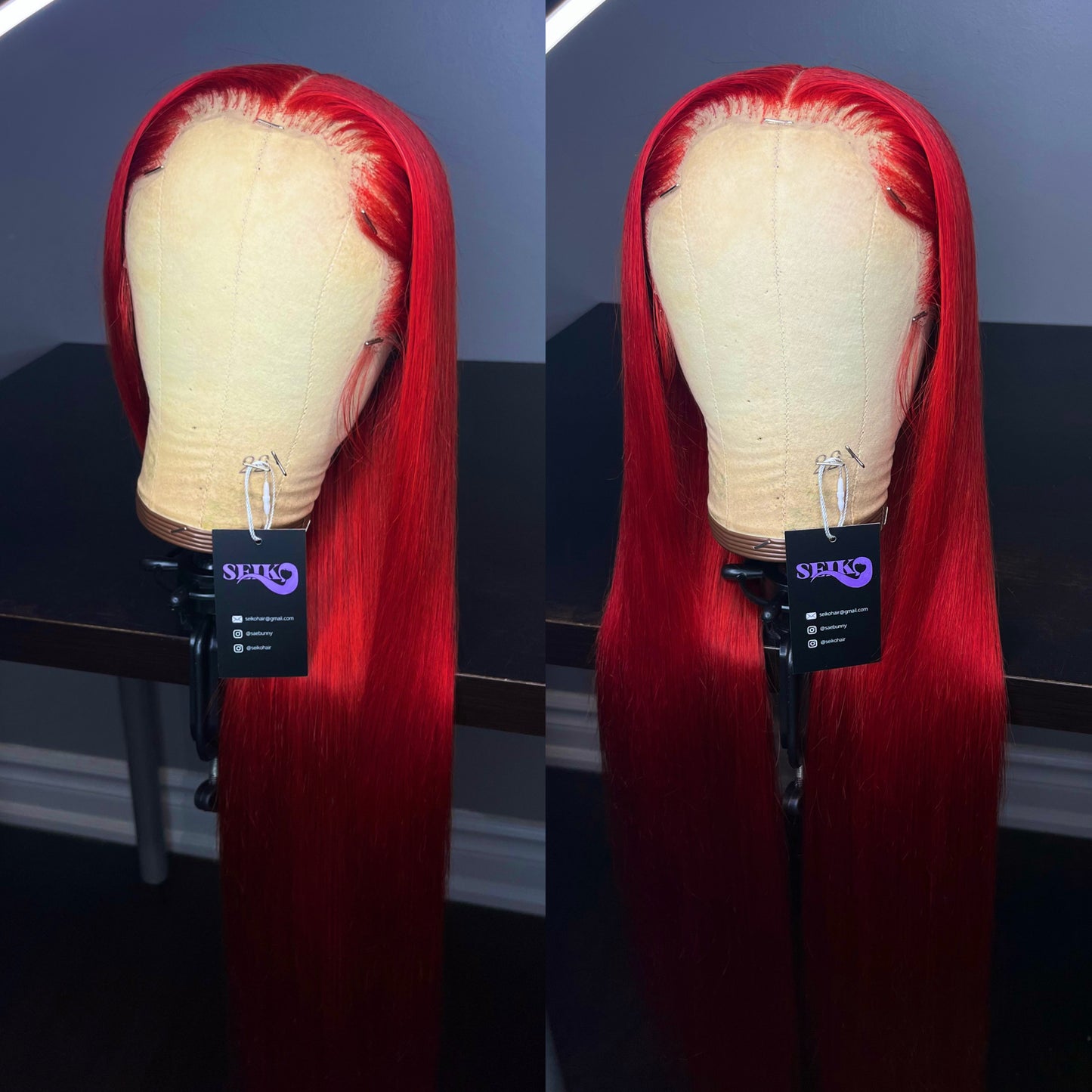 CRIMSON LACE FRONTAL WIG
