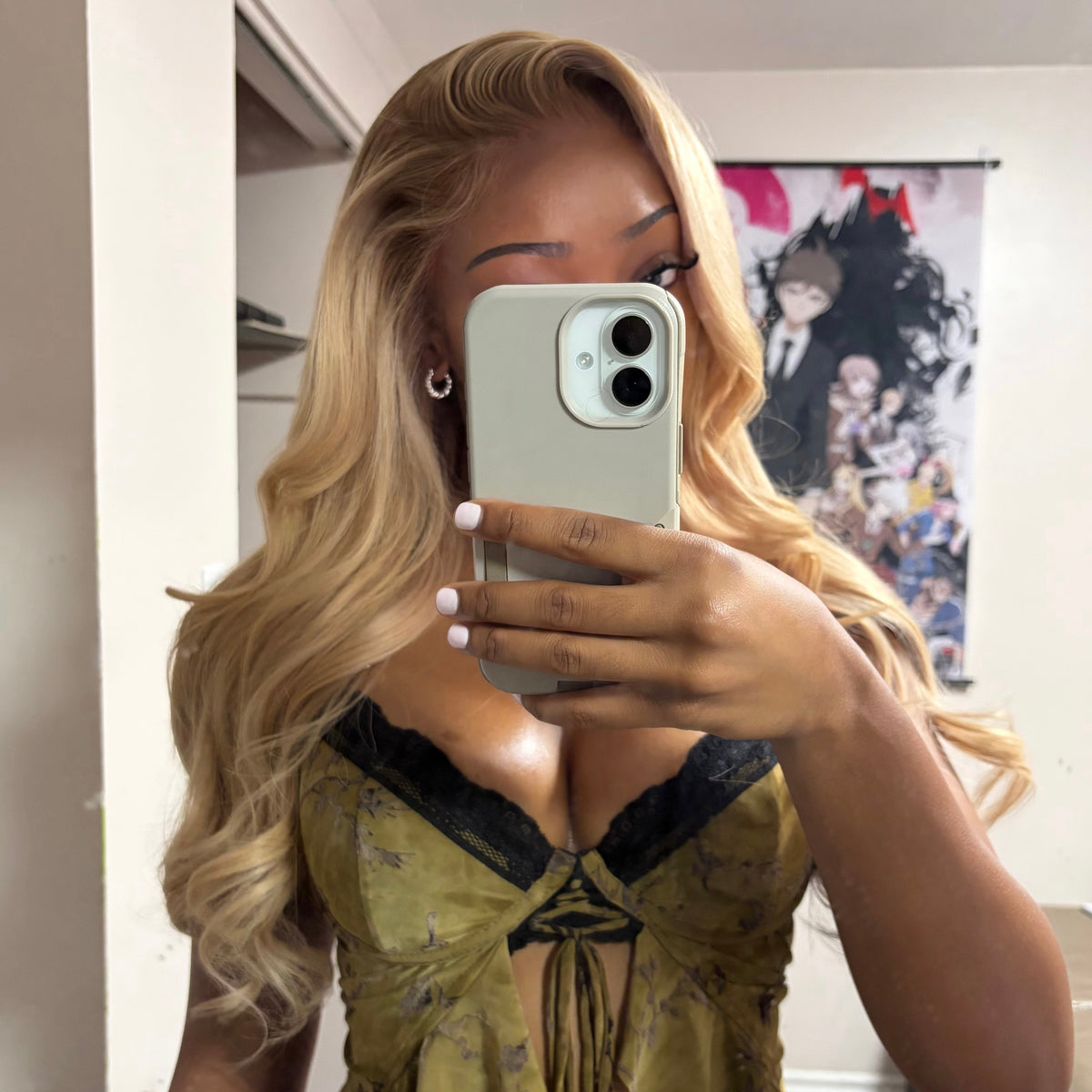 DARK ROOT BLONDE LACE FRONT WIG