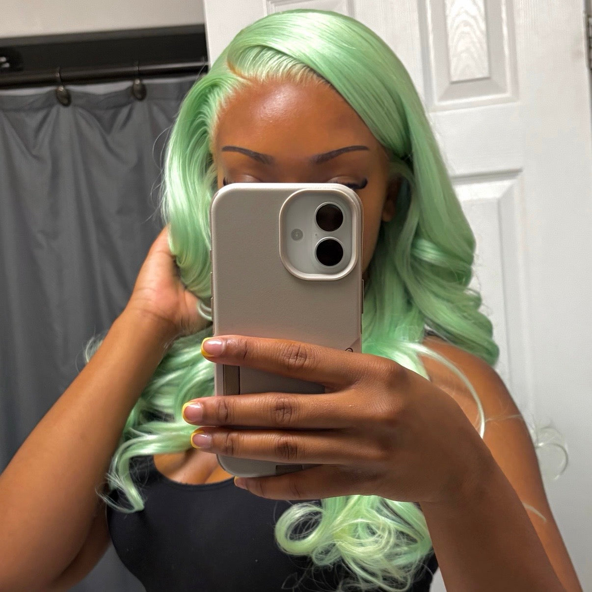 MINT GREEN LACE FRONT WIG