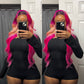 PINK & BLONDE OMBRÉ LACE FRONT WIG