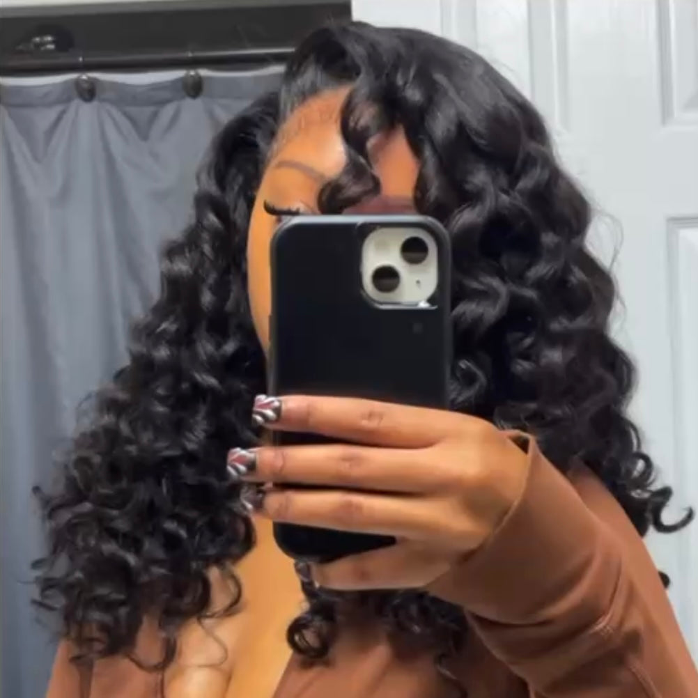 KINKY STRAIGHT GLUELESS WIG