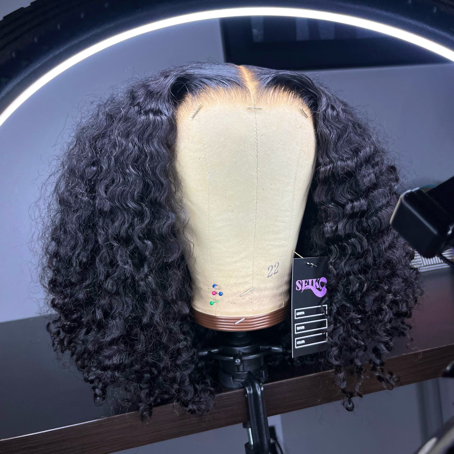 CURLY BOB WEAR & GO WIG