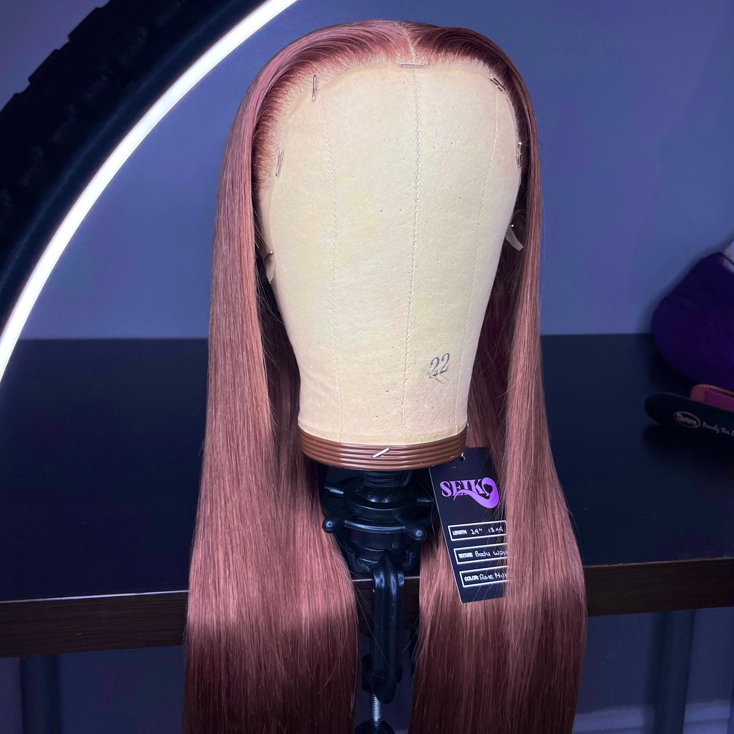 LIGHT PINK LACE FRONT WIG