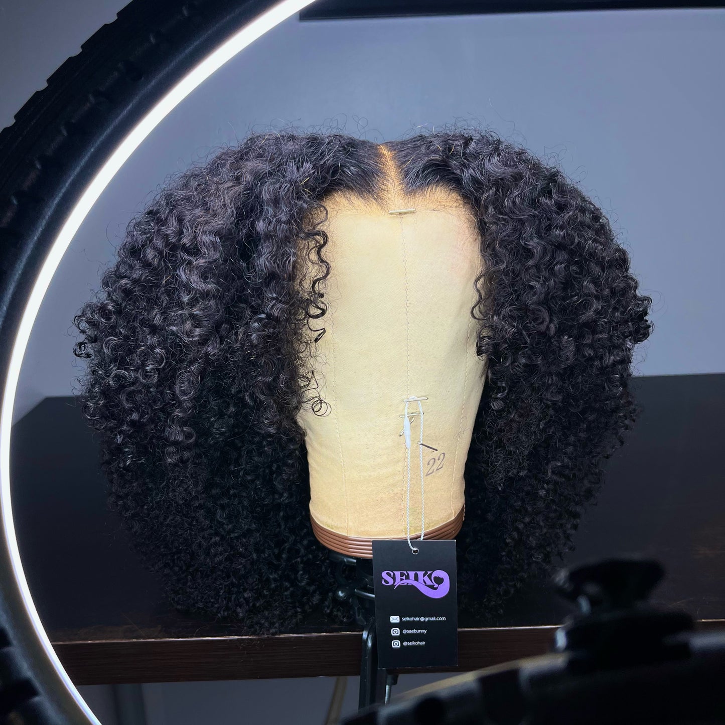 AFRO CURLY GLUELESS WIG