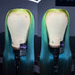 OMBRÉ BLUE GREEN LACE FRONT WIG