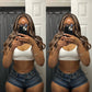 BROWN MIXED HIGHLIGHT LACE FRONT WIG