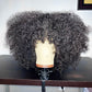 NATURAL KINKY CURLY HEADBAND WIG