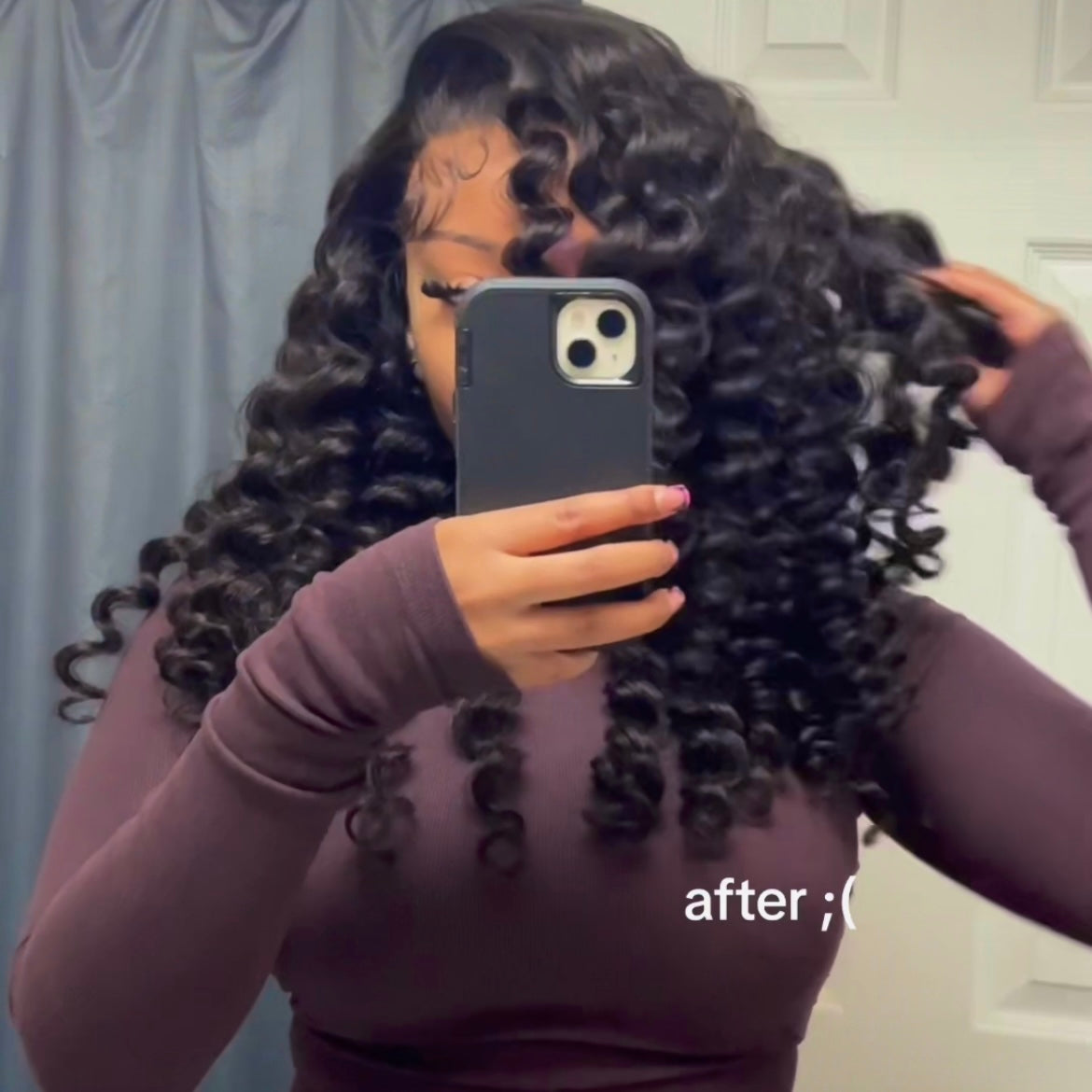 LOOSE DEEP WAVE LACE FRONT WIG