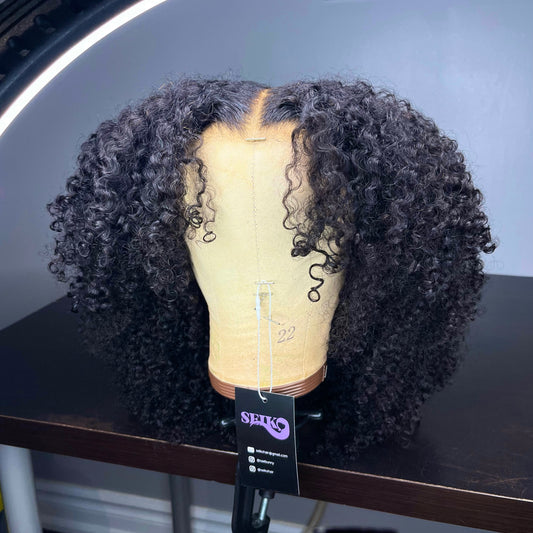 AFRO CURLY GLUELESS WIG