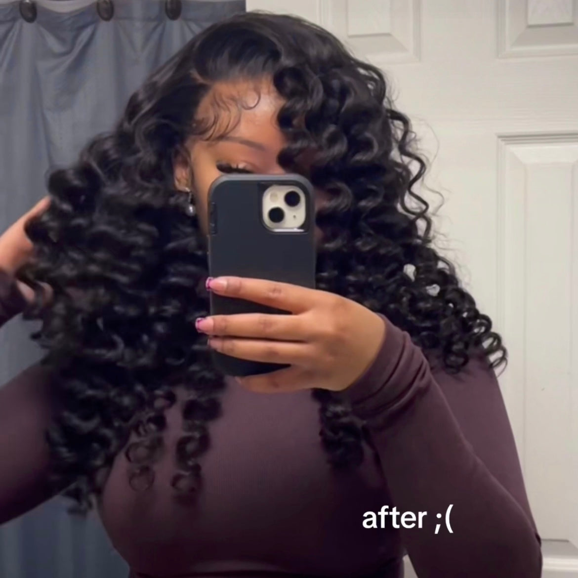 LOOSE DEEP WAVE LACE FRONT WIG