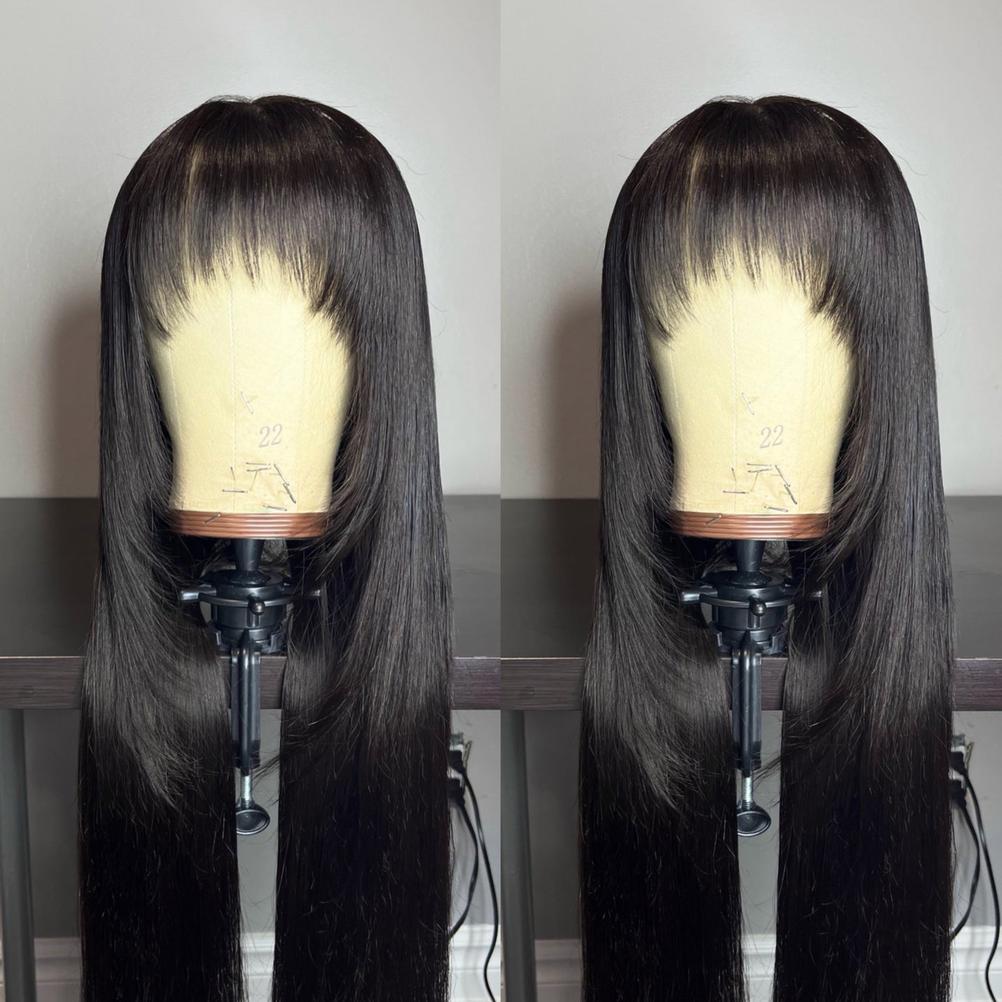 FRINGE BANG LAYERED LACE FRONT WIG