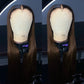BROWN OMBRÉ HIGHLIGHTS LACE FRONT WIG