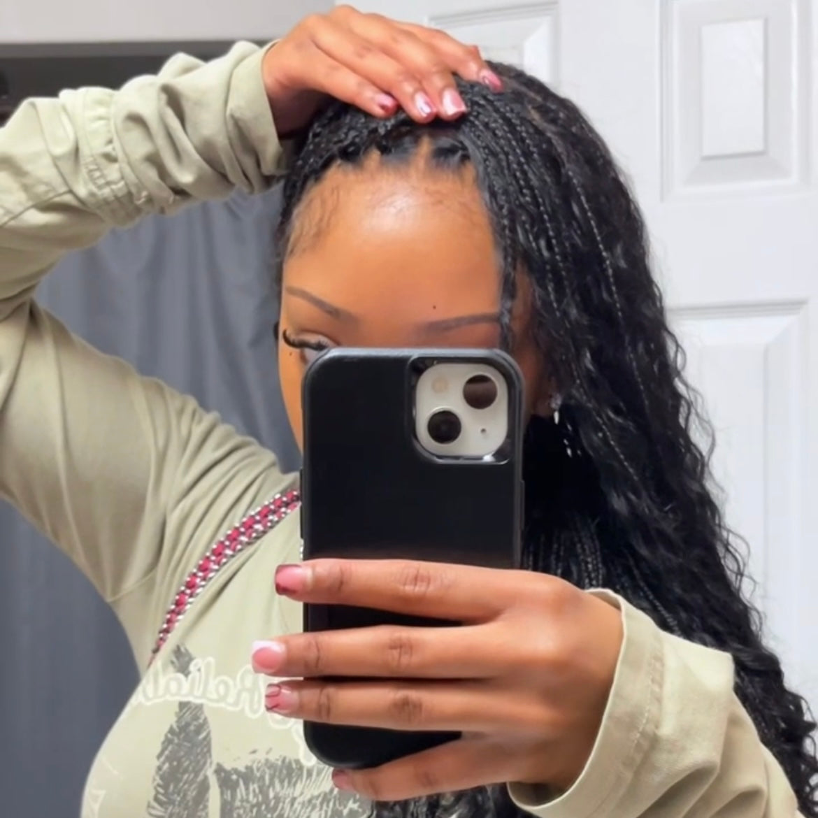 KNOTLESS BOHO BRAIDED GLUELESS WIG