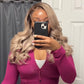 BLONDE + DARK ROOTS LACE FRONT WIG