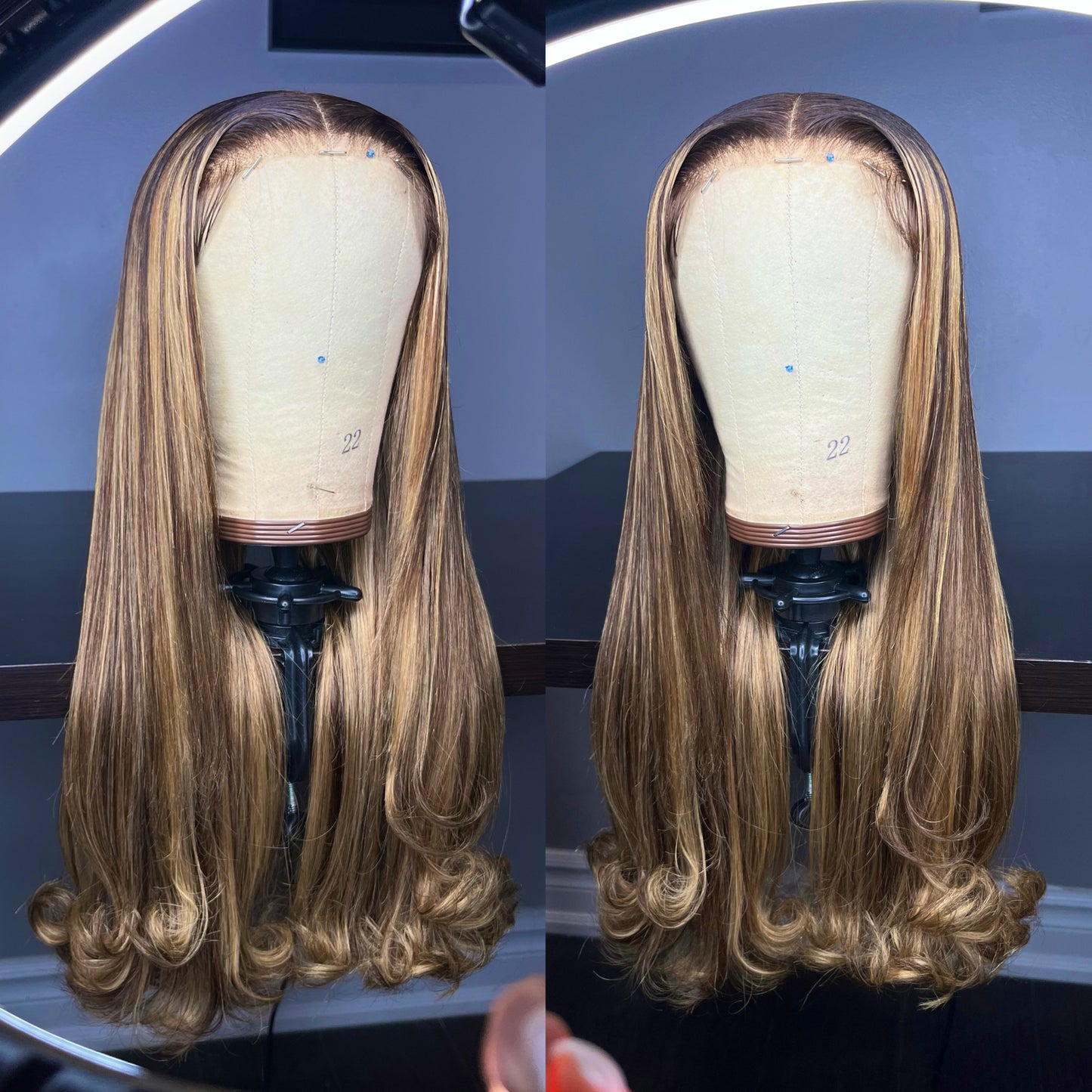 BALAYAGE HIGHLIGHT GLUELESS WIG