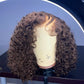 PRE-BRAIDED BROWN CURLY WEAR & GO WIG