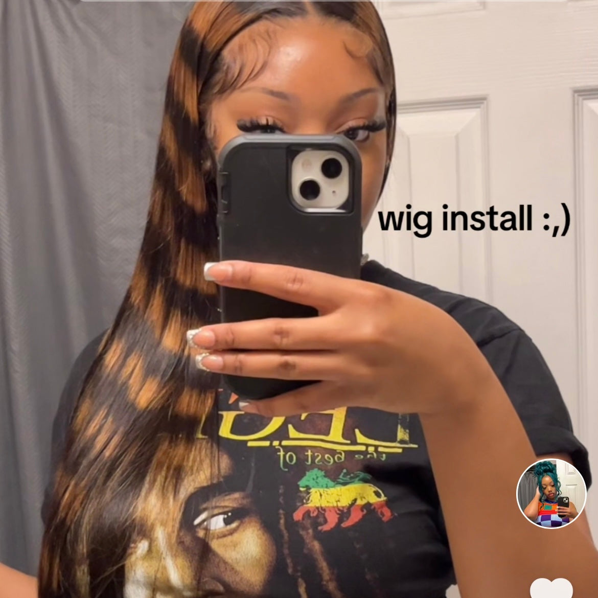 TIGER PRINT LACE FRONT WIG