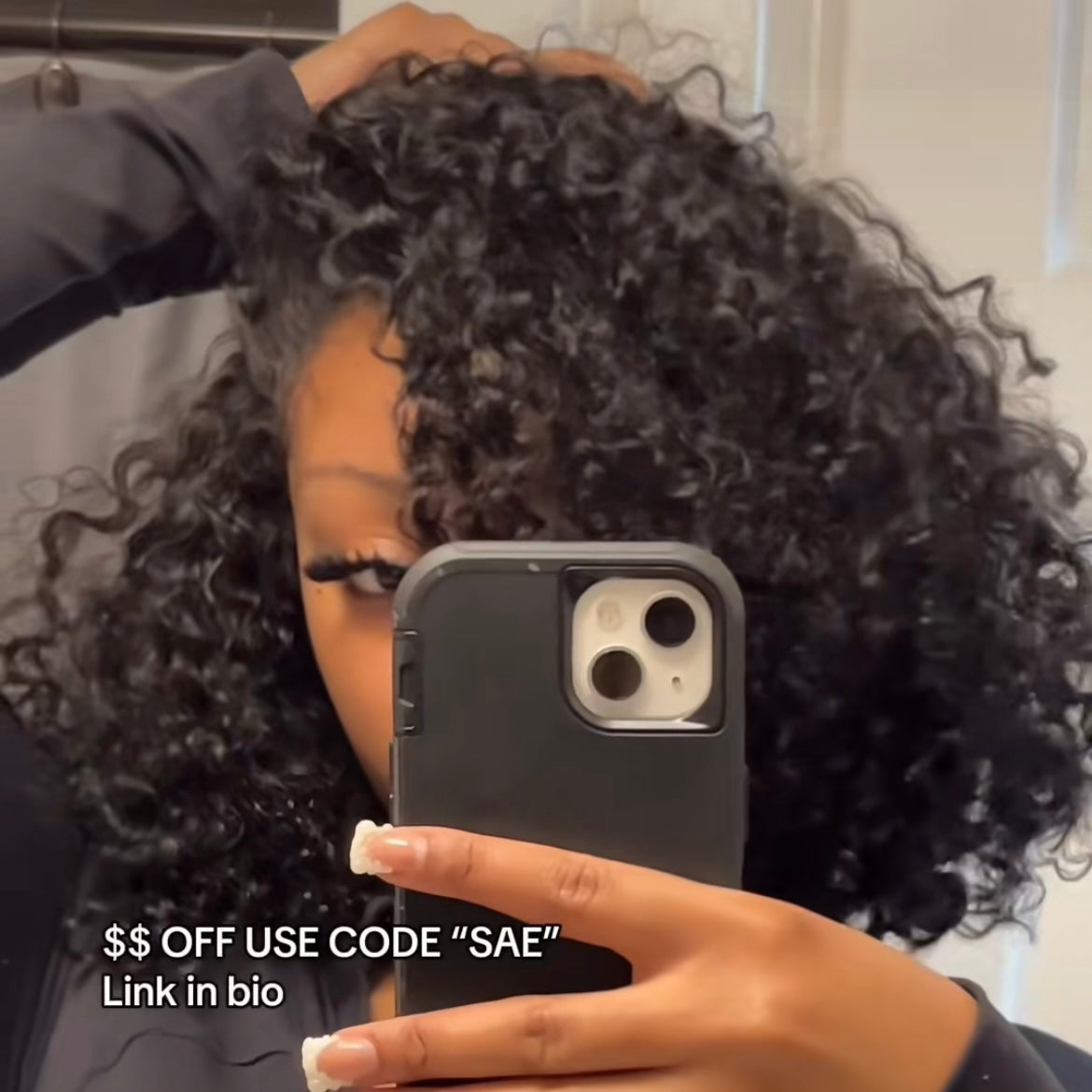 JERRY CURLY BOB LACE FRONT WIG