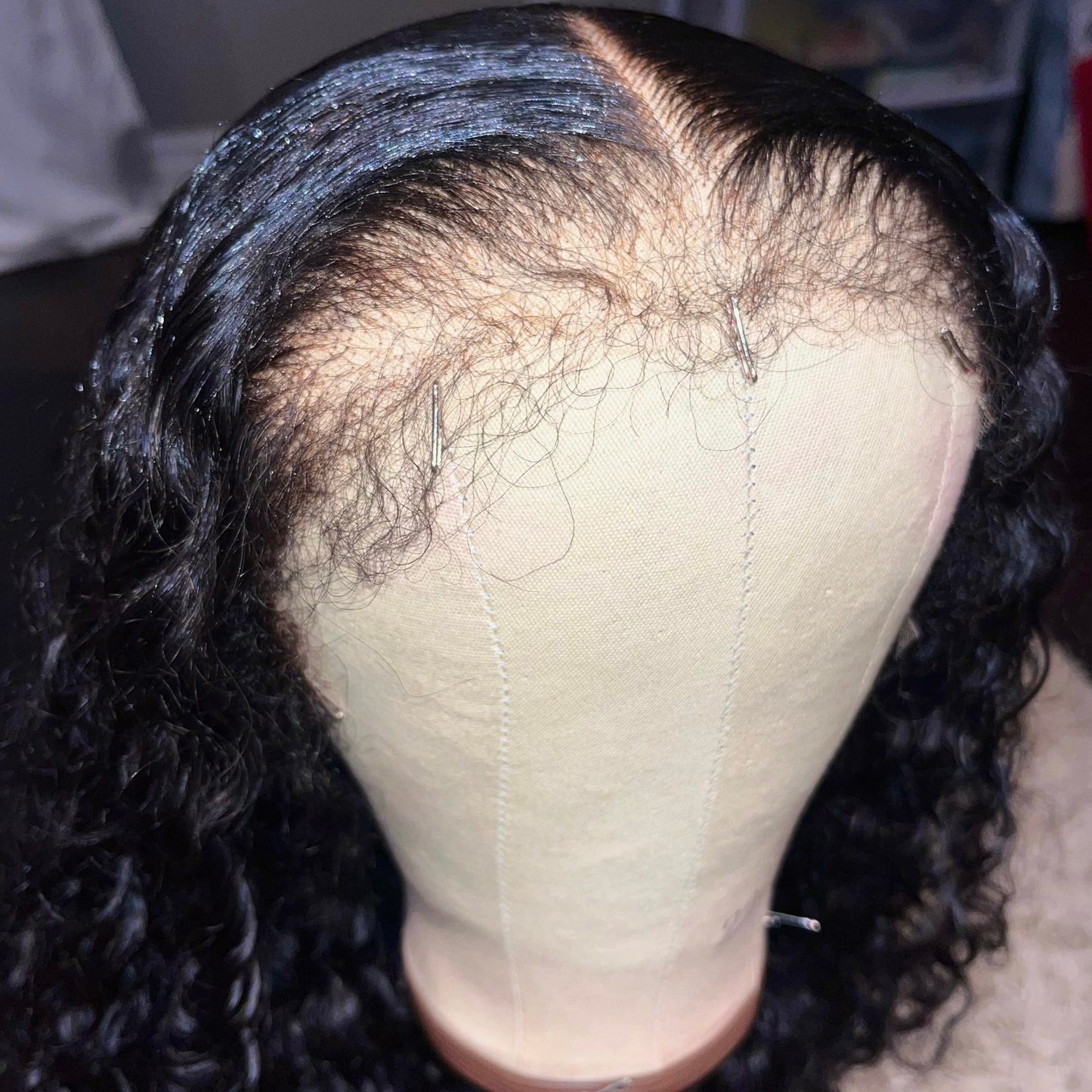 4C HAIRLINE NATURAL DEEP WAVE HD LACE FRONTAL WIG