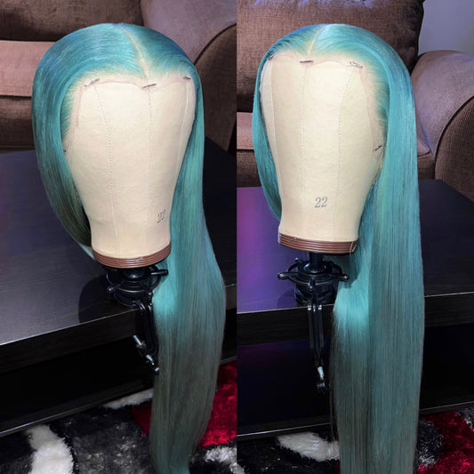 CYAN LACE FRONTAL WIG