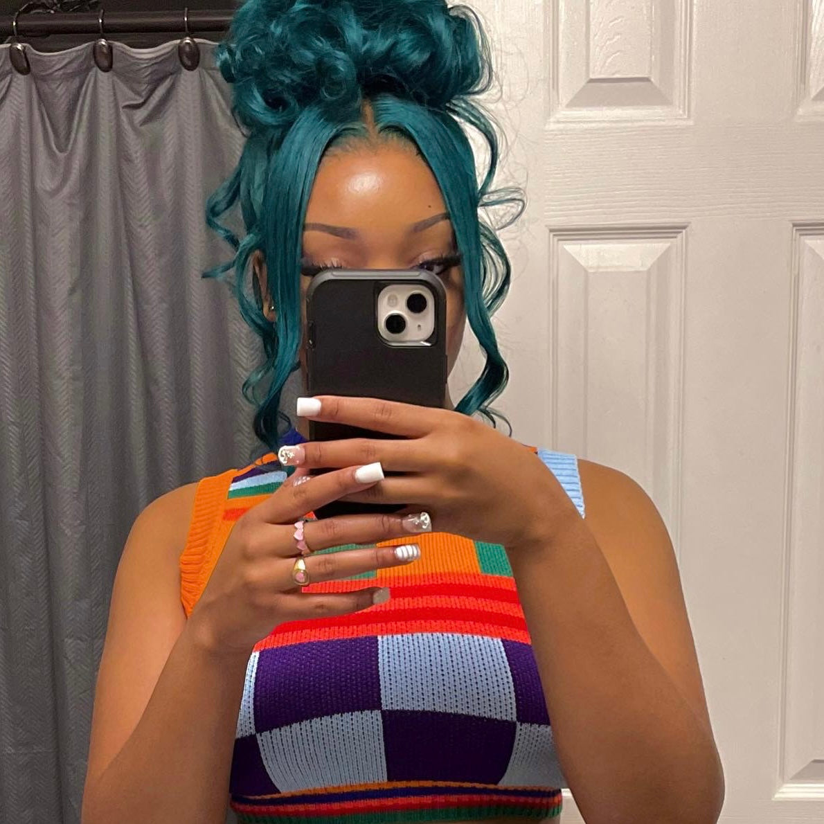 EMERALD GREEN LACE FRONTAL WIG