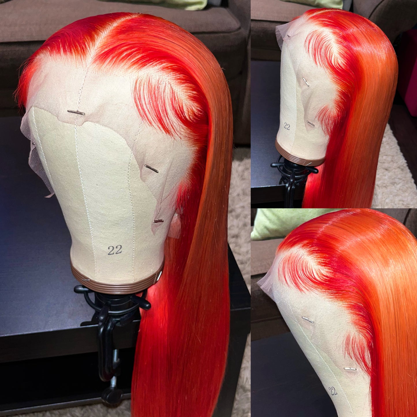 “FIREBALL” Pre-plucked Lace Frontal Wig