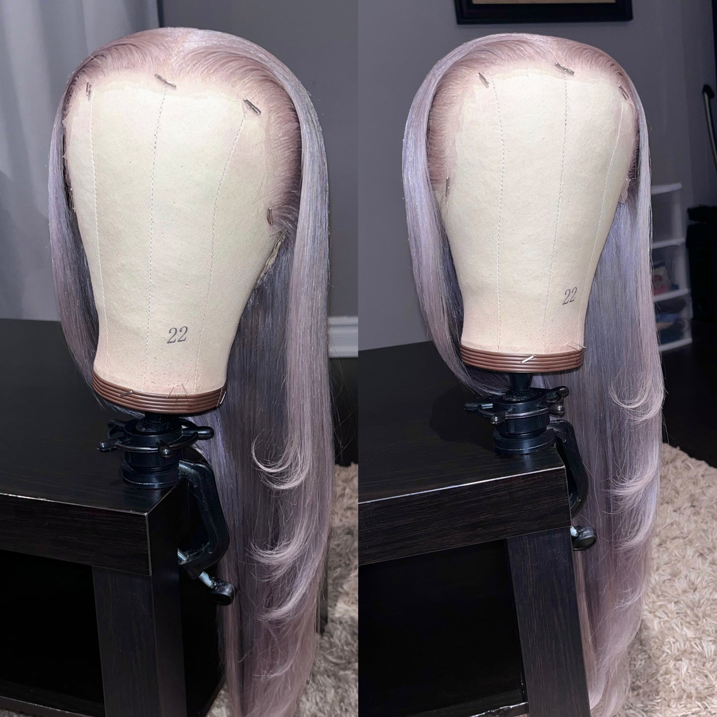 GREY LACE FRONTAL WIG