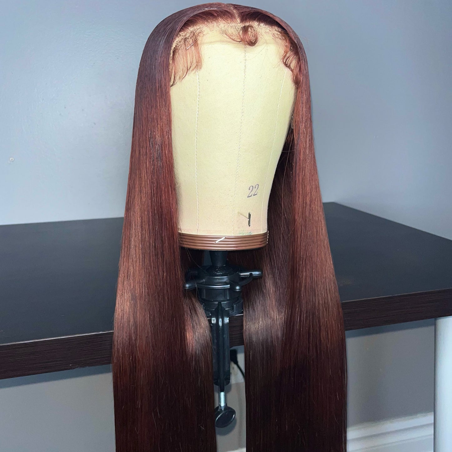 #33 REDDISH BROWN LACE FRONT WIG