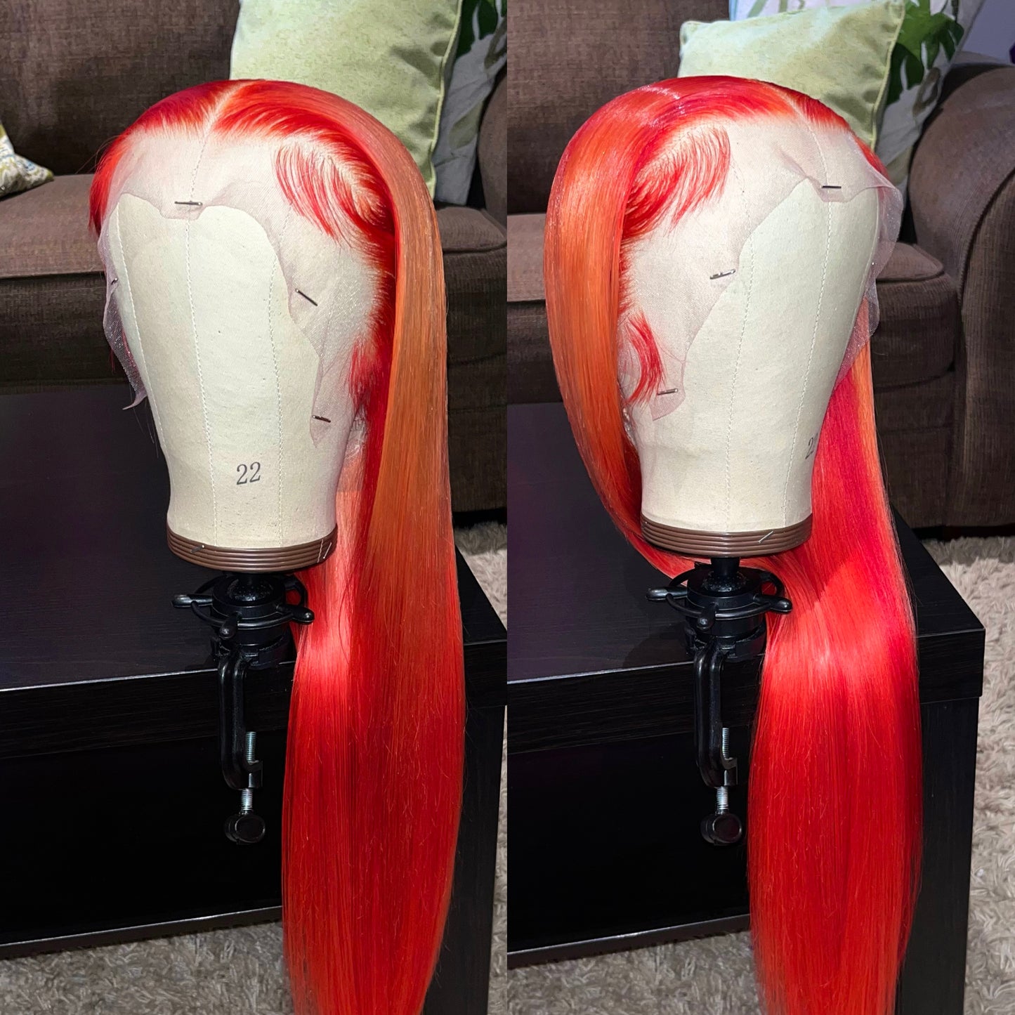 “FIREBALL” Pre-plucked Lace Frontal Wig